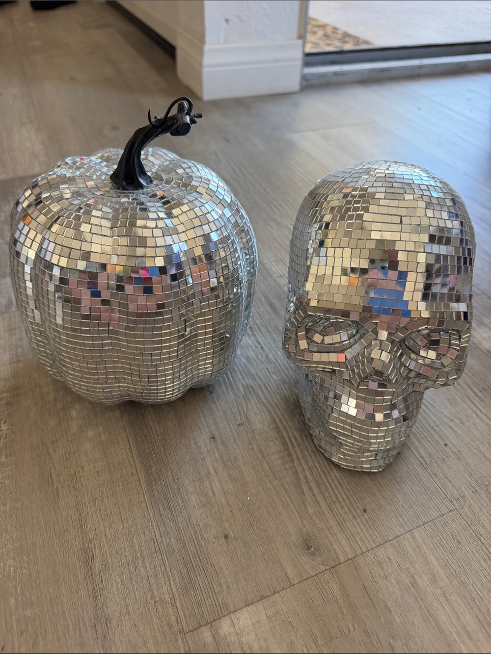 Disco pumpkin and skull